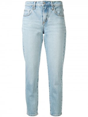 Укороченные джинсы средней посадки Nobody Denim. Цвет: синий