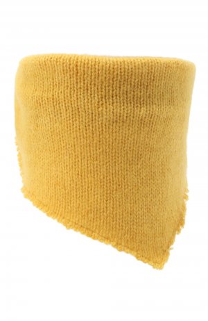 Шерстяной шарф Raf Simons. Цвет: жёлтый