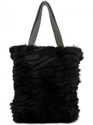 Мини-сумка-шоппер Laura B. Цвет: чёрный