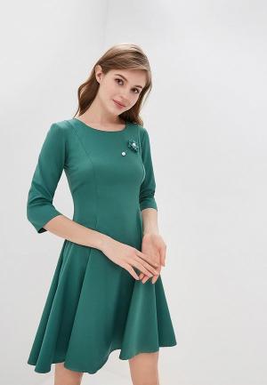 Платье Shelter. Цвет: зеленый