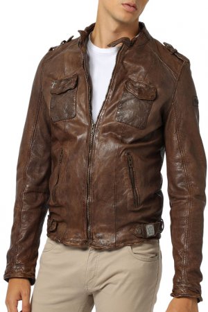 Jacket Isaco & Kawa. Цвет: brown