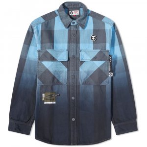 Рубашка AAPE Flannel Check Shirt By A Bathing Ape
