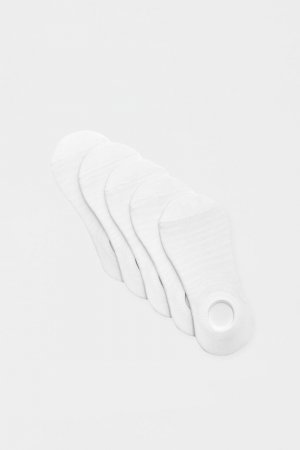 5 пар простых носков-невидимок , белый Pull&Bear