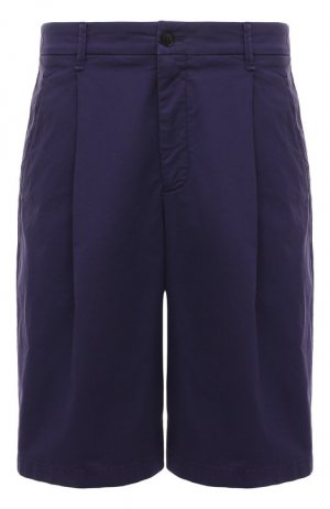 Хлопковые шорты Giorgio Armani. Цвет: фиолетовый