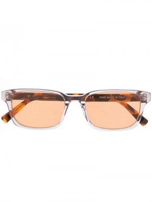 Солнцезащитные очки Regola в прямоугольной оправе Retrosuperfuture. Цвет: коричневый