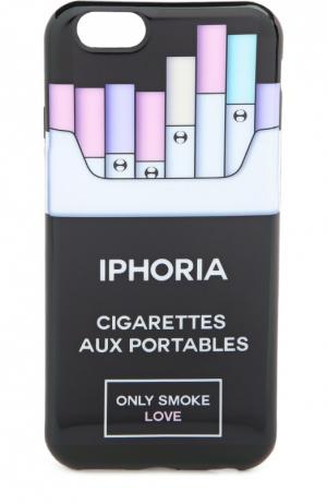 Чехол для iPhone 6 с принтом Iphoria. Цвет: черный