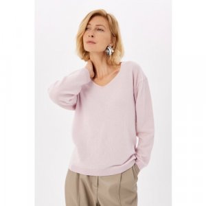 Пуловер , размер S/M, розовый BonnyWool. Цвет: розовый