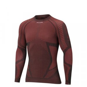 Термобелье верх Xperience Long Sleeve Shirt, размер M/L, черный, красный Accapi. Цвет: красный/черный