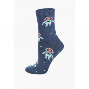 Носки , размер 40-44, синий Big Bang Socks. Цвет: синий