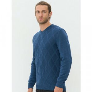 Пуловер , размер 48, синий VAY. Цвет: синий