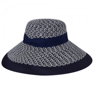 Шляпа с широкими полями BETMAR B1735H AUDREY, размер ONE. Цвет: синий