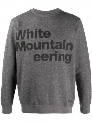 Толстовка с логотипом White Mountaineering. Цвет: черный