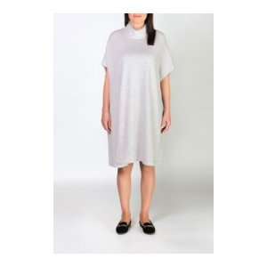 Платье , размер 40, белый, бежевый Peserico. Цвет: серый/бежевый/белый/розовый