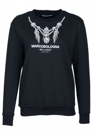 Свитшот MARCO BOLOGNA. Цвет: черный