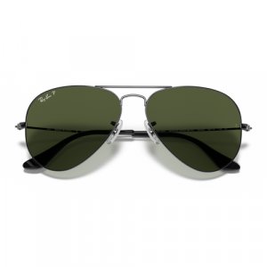 Солнцезащитные очки  RB 3025 004/58 004/58, зеленый, серый Ray-Ban. Цвет: зеленый/серый
