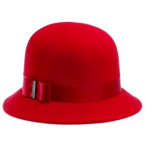 Шляпа , размер 56, красный Betmar. Цвет: красный