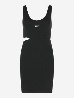 Платье женское Classics, Черный, размер 40 Reebok. Цвет: черный