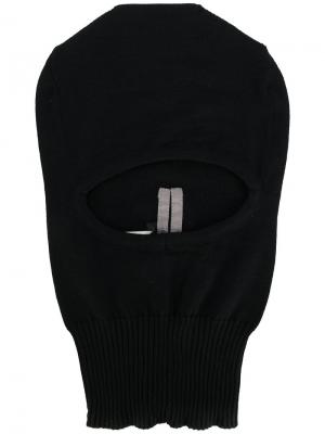 Трикотажная лыжная маска Rick Owens. Цвет: чёрный