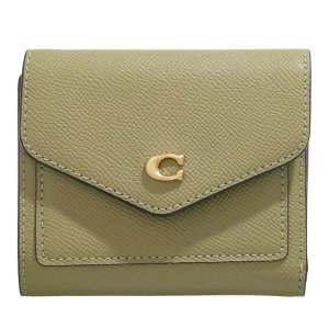 Кошелек crossgrain leather wyn small wallet, зеленый Coach