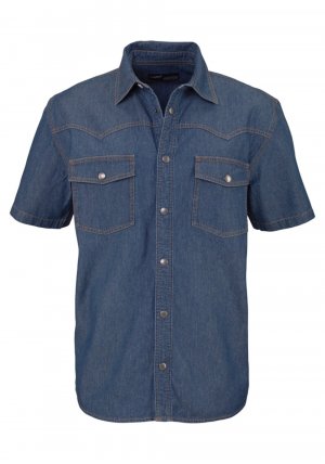 Рубашка на пуговицах стандартного кроя Arizona, синий ARIZONA