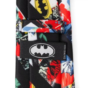 Мужской полосатый галстук Comics Batman Chaos DC