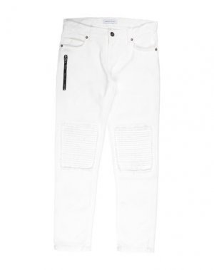 Джинсовые брюки BRIAN RUSH. Цвет: белый