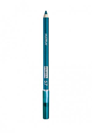Карандаш Pupa для век с аппликатором Multiplay Eye Pencil, 57 Бензиновый синий. Цвет: синий
