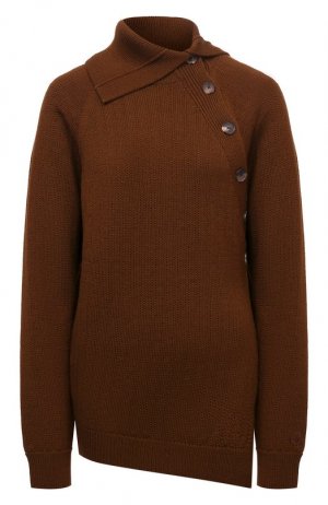 Шерстяной пуловер Kenzo. Цвет: коричневый