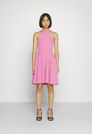 Платье из джерси NELLY CROSS NECK SKATER Wal G, цвет rose pink G