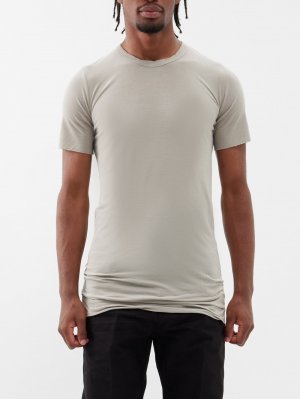 Удлиненная футболка из джерси , серый Rick Owens