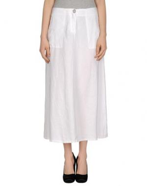 Длинная юбка ESOLOGUE. Цвет: белый