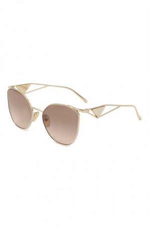 Солнцезащитные очки Prada. Цвет: золотой