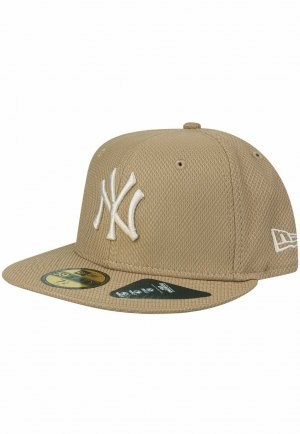 Бейсболка 59FIFTY DIAMOND NEW YORK YANKEES Era, цвет khaki ERA