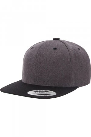 Двухцветная классическая кепка Snapback , серый Flexfit