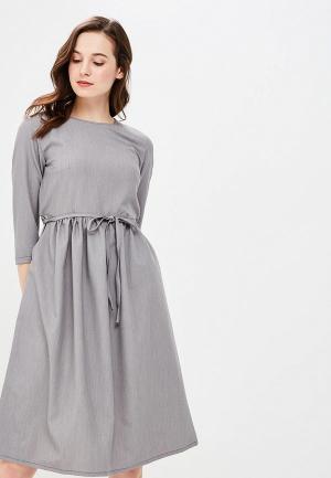 Платье Mayclothes. Цвет: серый