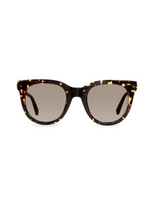 Круглые солнцезащитные очки Stevie 49MM , цвет Havana Rebecca Minkoff