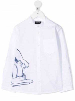 Рубашка с принтом Donald Duck Monnalisa. Цвет: белый