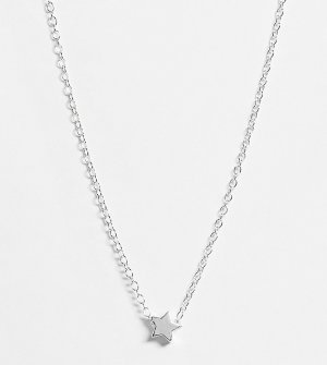 Ожерелье из переработанного стерлингового серебра с подвеской в виде звезды Kingsley Ryan-Серебристый Ryan Recycled