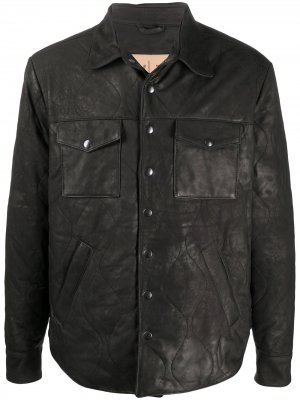 Куртка-рубашка Giorgio Brato. Цвет: черный
