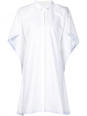 Длинная рубашка с широкими рукавами Xiao Li. Цвет: белый