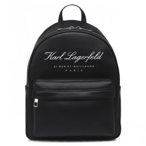 Дорожные и спортивные сумки Karl Lagerfeld. Цвет: черный