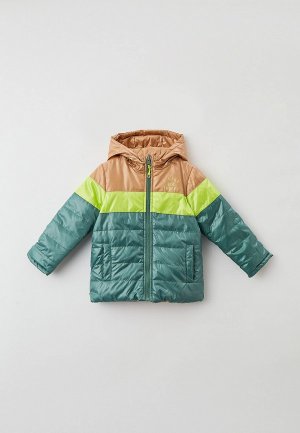 Куртка утепленная Coccodrillo. Цвет: разноцветный