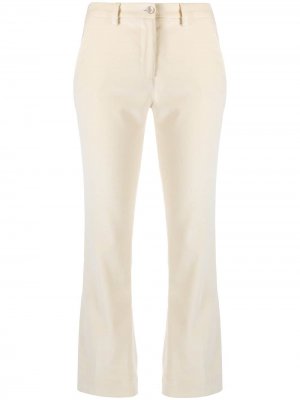Укороченные брюки кроя слим Pt01. Цвет: белый