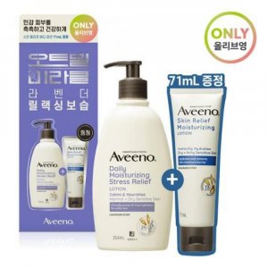 [НОВИНКА] Skin Relief Лосьон для снятия стресса тела 354 мл+ 71 мл Специальный пакет без запаха Aveeno