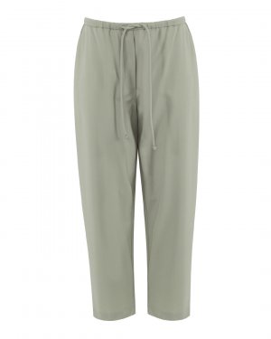 Укороченные брюки из ALYSI. Цвет: зеленый
