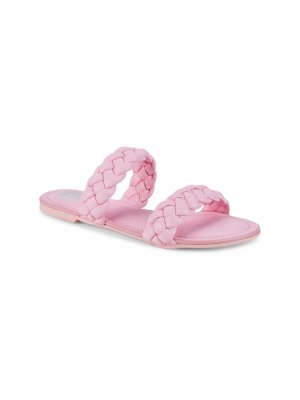 Плетеные сандалии Careena на плоской подошве для девочек Dv By Dolce Vita, розовый Vita