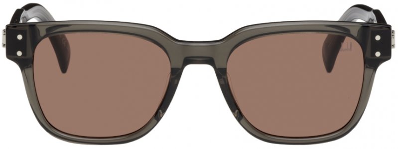 Серые квадратные солнцезащитные очки Dunhill