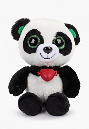 Игрушка мягкая Fancy Глазастик Панда, 21 см. Цвет: черный