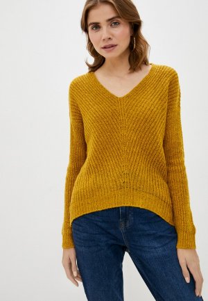 Пуловер JDY. Цвет: желтый