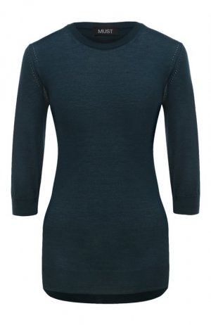 Кашемировый пуловер MUST. Цвет: зелёный